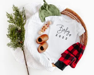 Simple Baby Coming Soon 2022 Onesie