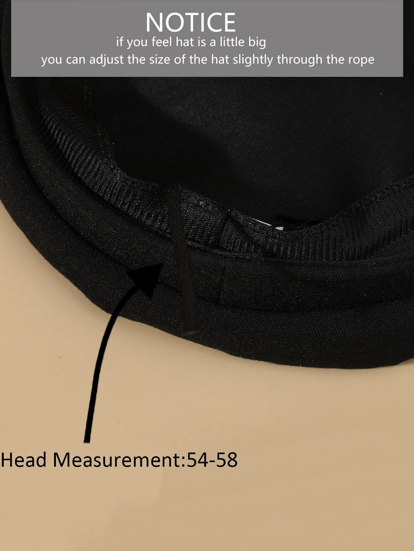 Simple Baker Boy Hat - Black