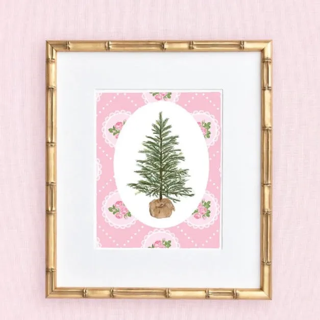 SIMPLE CHRISTMAS TREE - Art Print