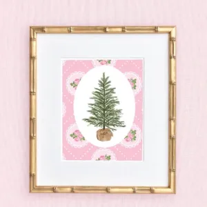 SIMPLE CHRISTMAS TREE - Art Print