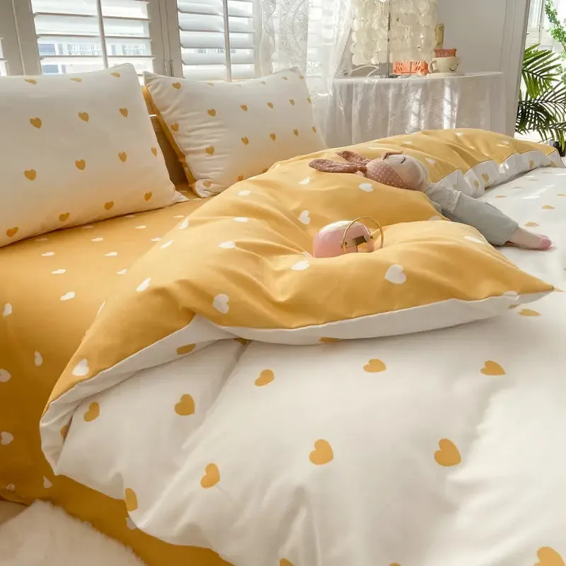 Simple Cotton Bed Set