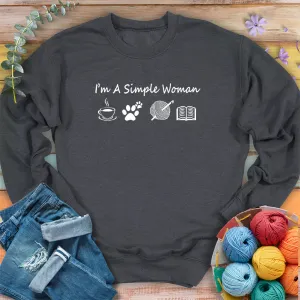 Simple Crocheter Sweatshirt