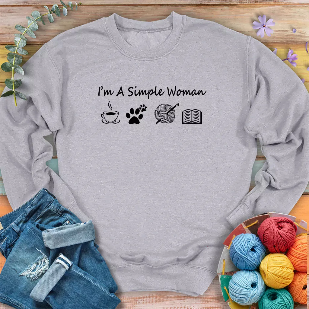 Simple Crocheter Sweatshirt