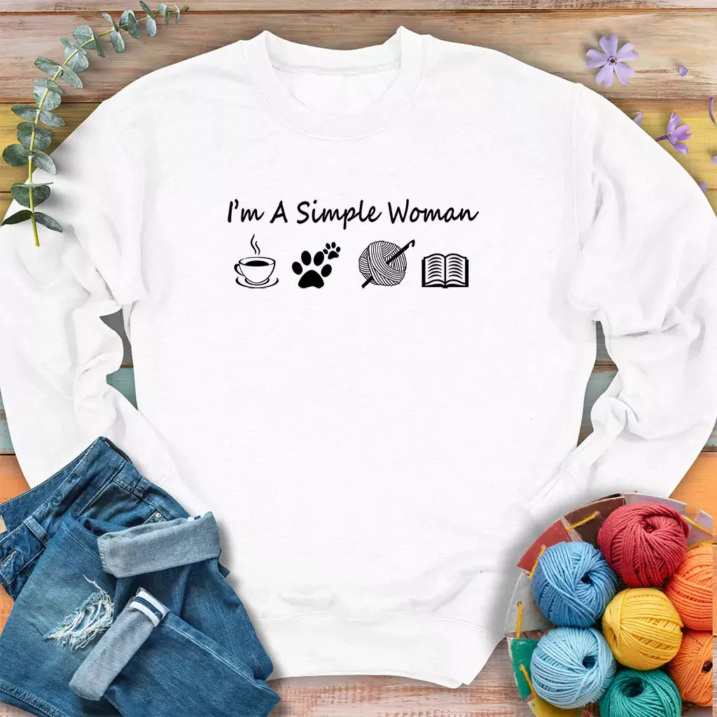 Simple Crocheter Sweatshirt