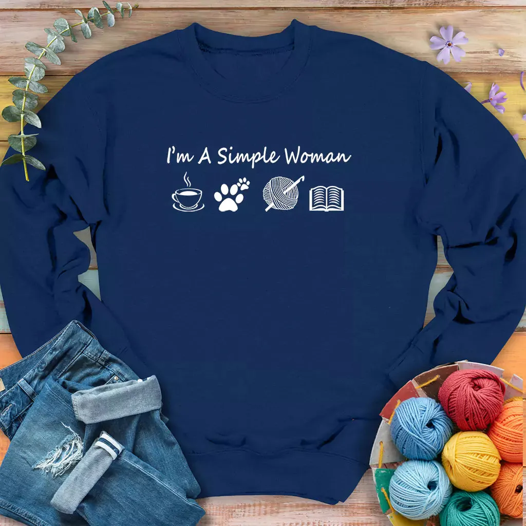 Simple Crocheter Sweatshirt