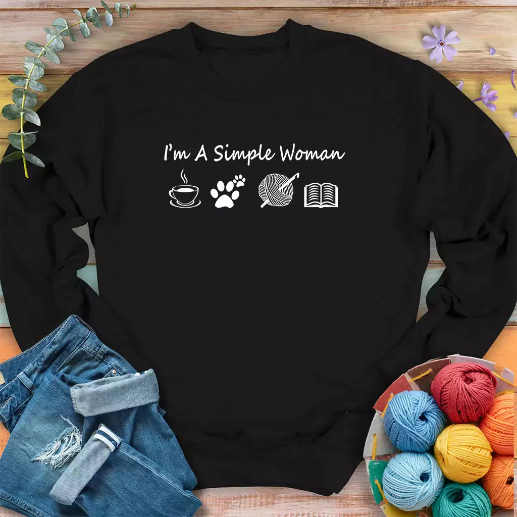 Simple Crocheter Sweatshirt