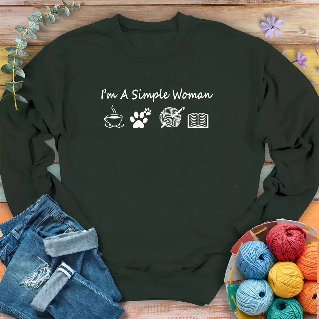 Simple Crocheter Sweatshirt