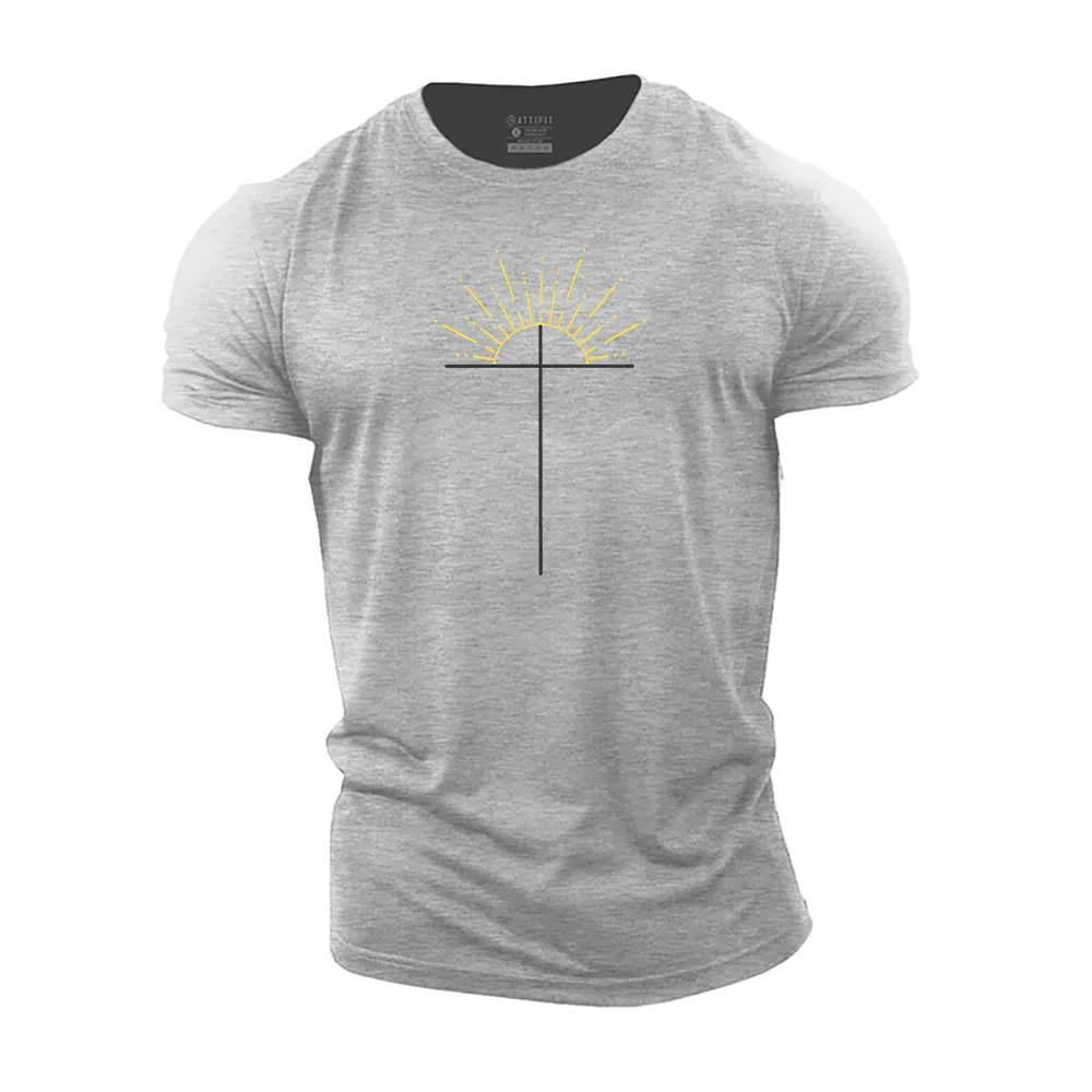 Simple Cross Cotton T-Shirt