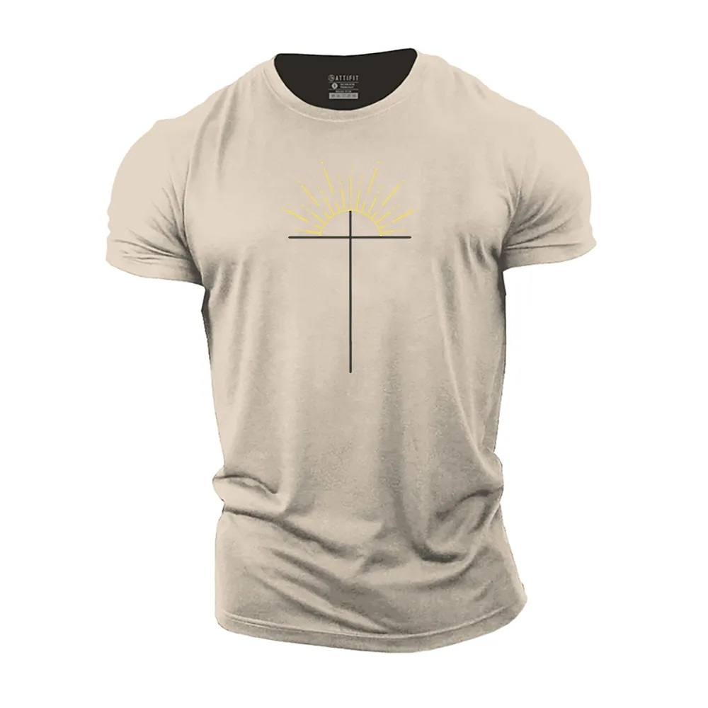 Simple Cross Cotton T-Shirt