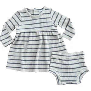 Simple Dress and Bloomer in French Blue
