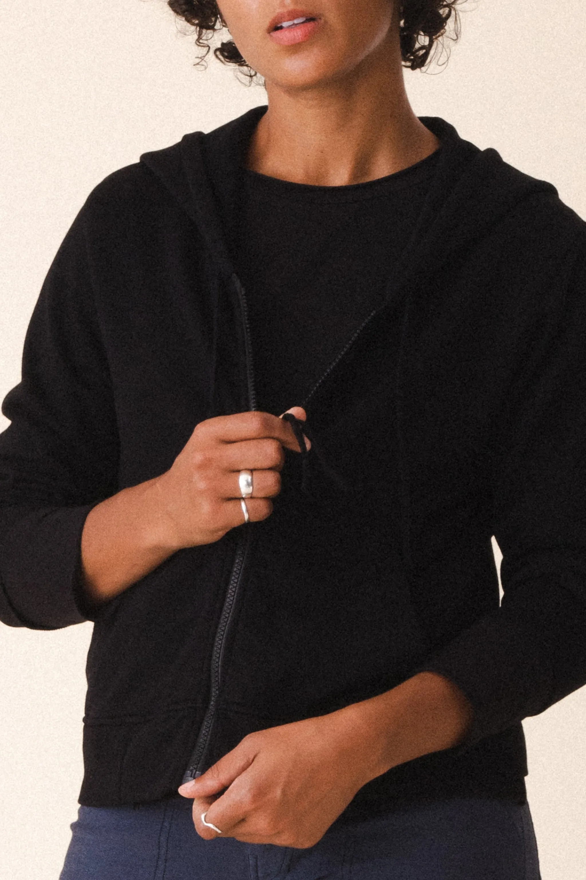 Simple Life Hoodie in Black