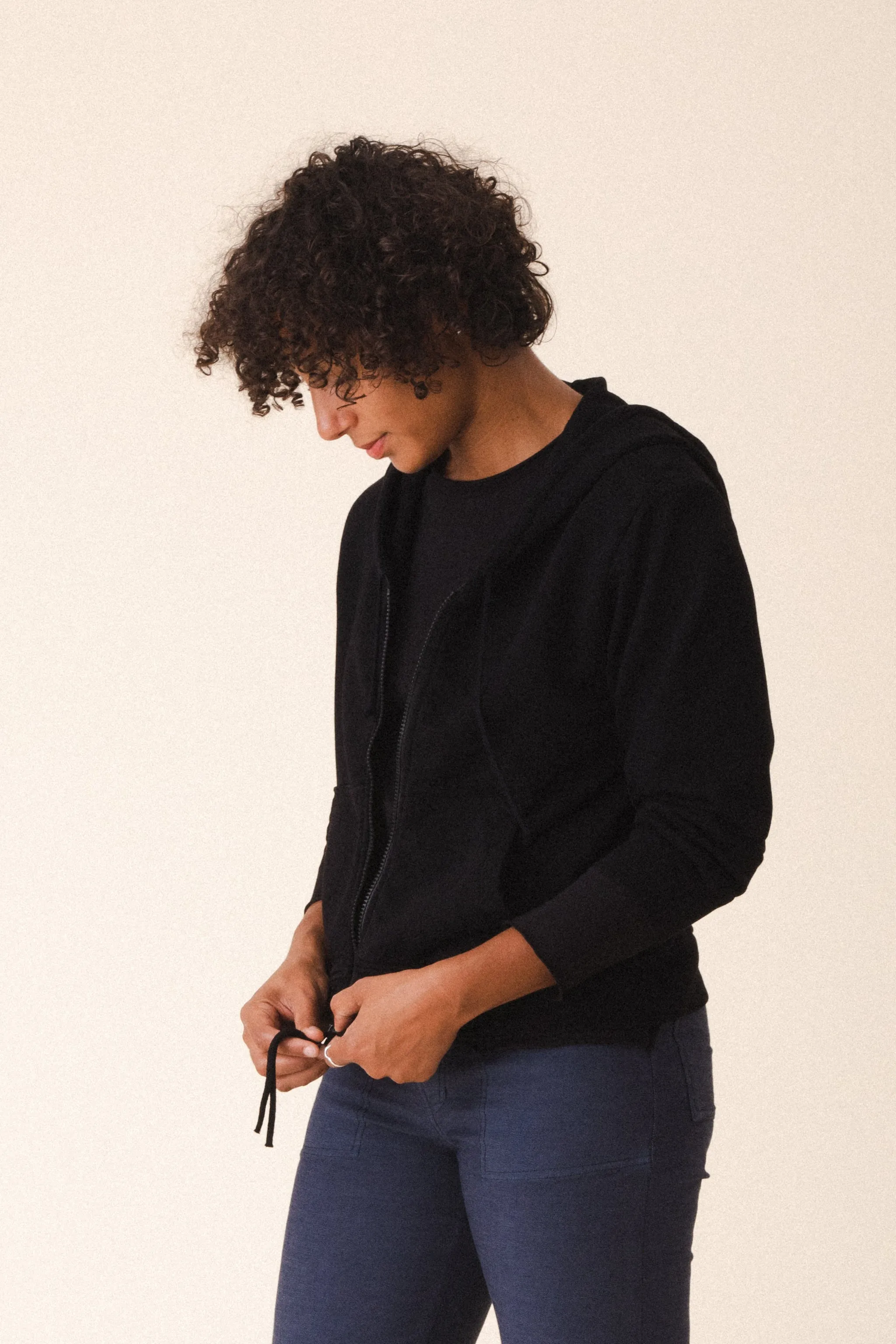 Simple Life Hoodie in Black