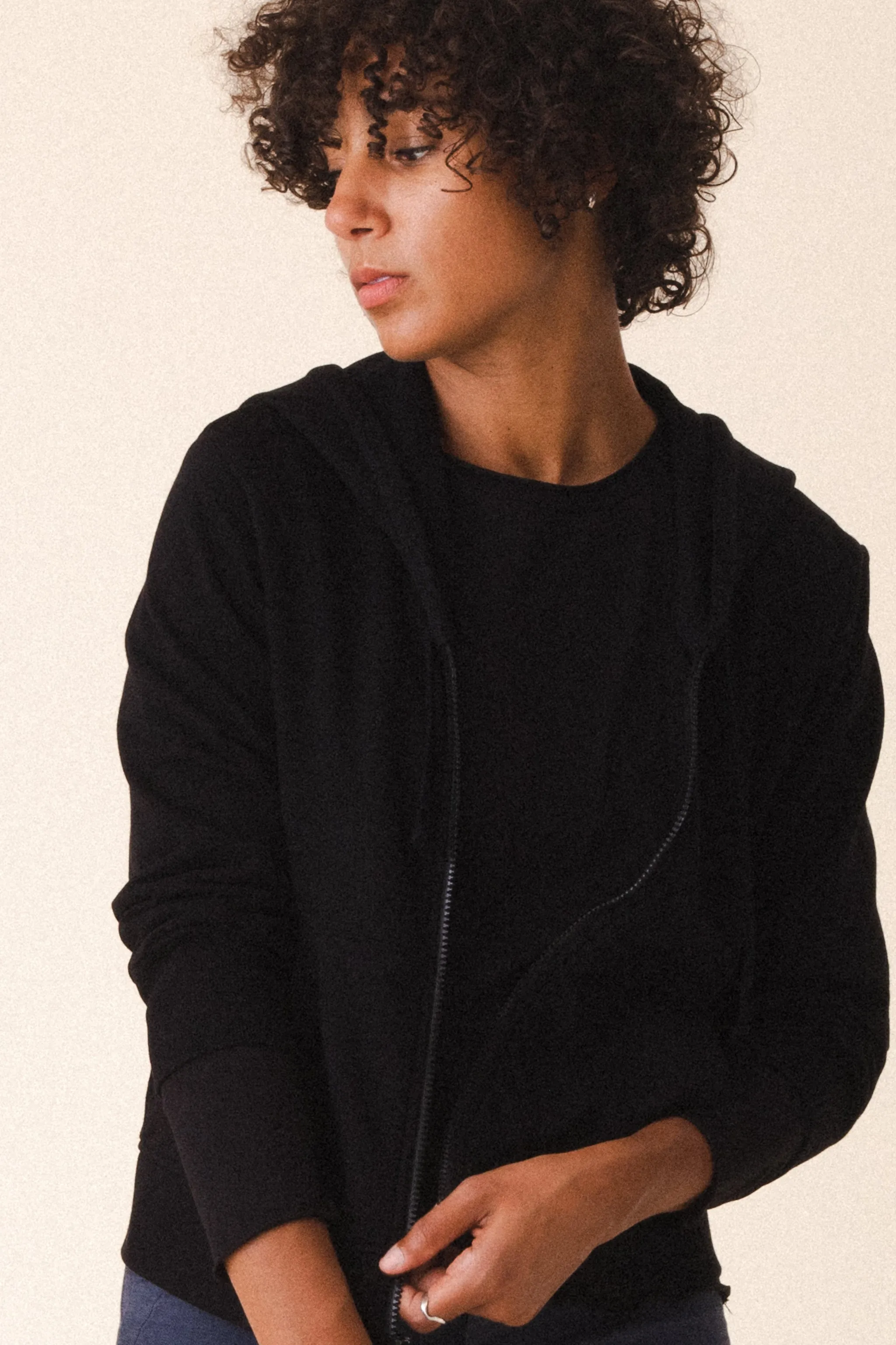 Simple Life Hoodie in Black