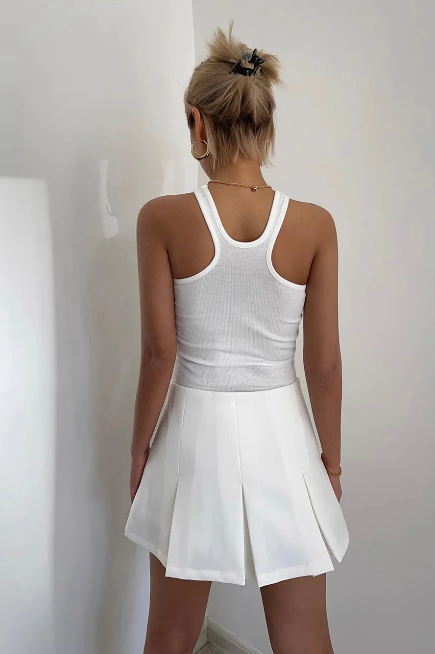 Sleeveless Crew Neck Halter Tank Tops Fitted Shirt