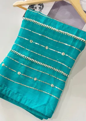 SMR701 - Ziva Rama chiffon Wedding Duppatta