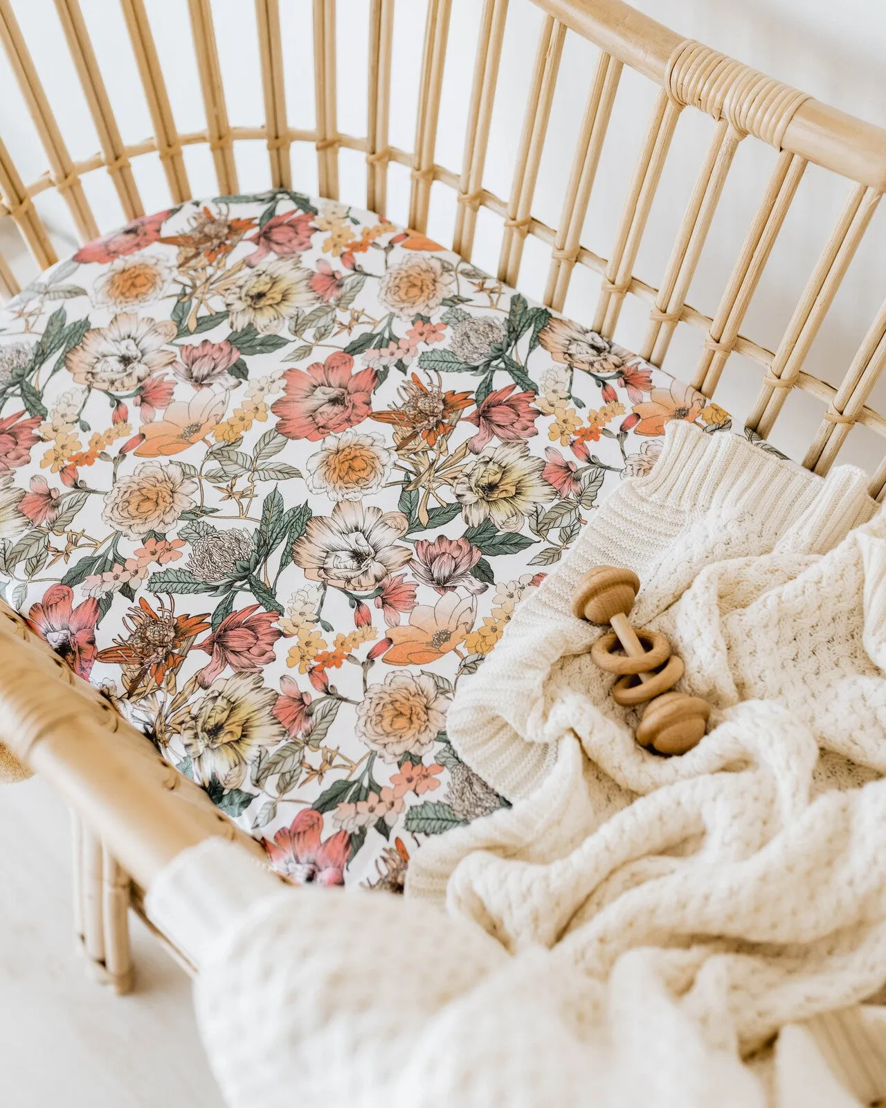 Snuggle Hunny Diamond Knit Baby Blanket - Cream