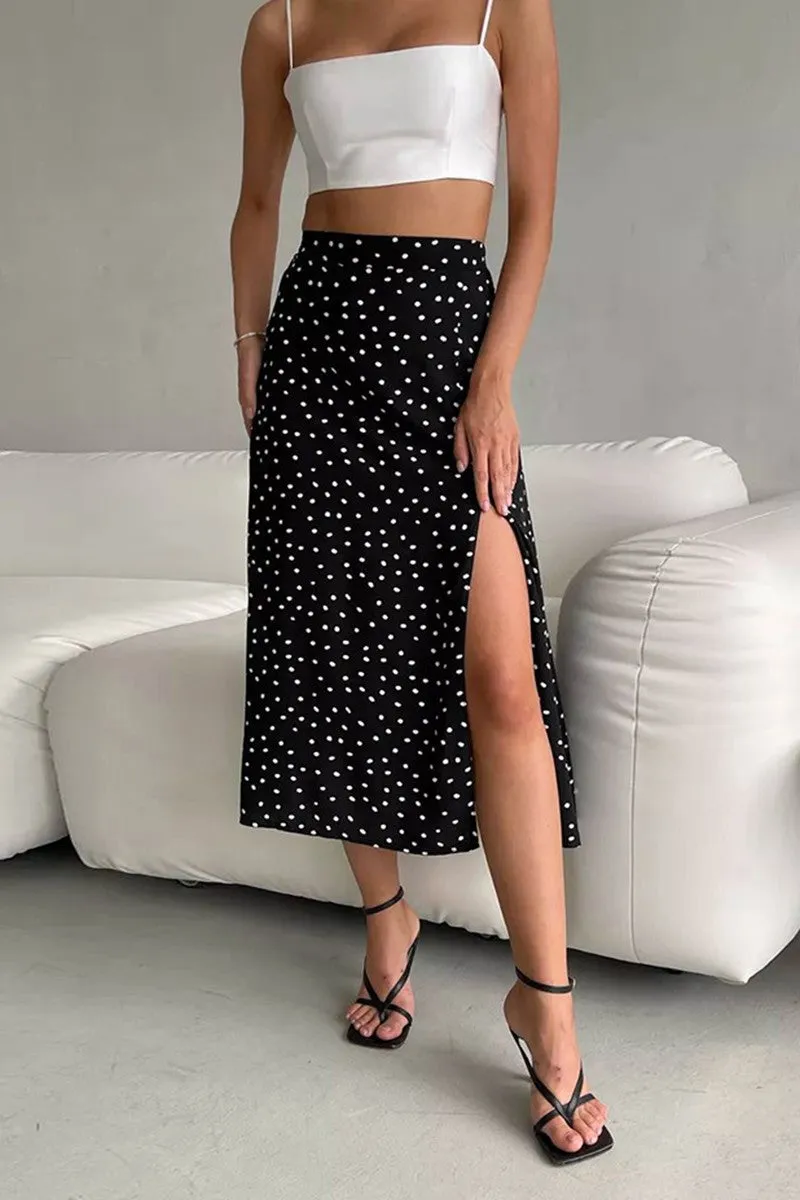 SOFIA POLKA DOT MIDI