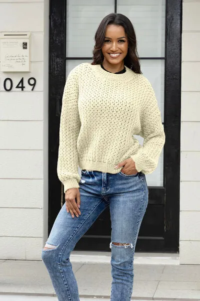 Soft Knit Crewneck Sweater [4 Colors]