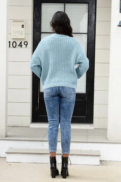 Soft Knit Crewneck Sweater [4 Colors]