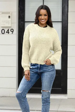 Soft Knit Crewneck Sweater [4 Colors]