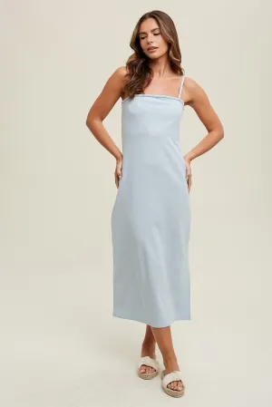 soft knit midi dress