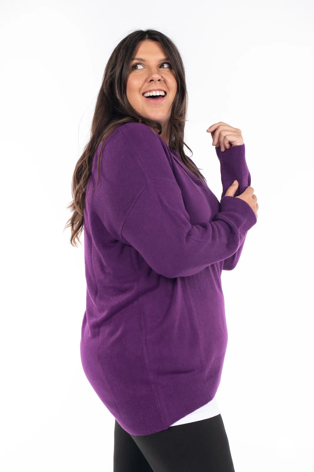 Soft Knit V-Neck Sweater