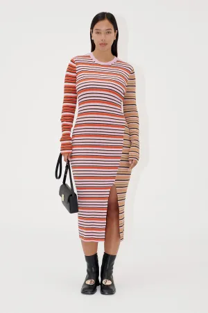 Soft Rib Long Sleeve Dress