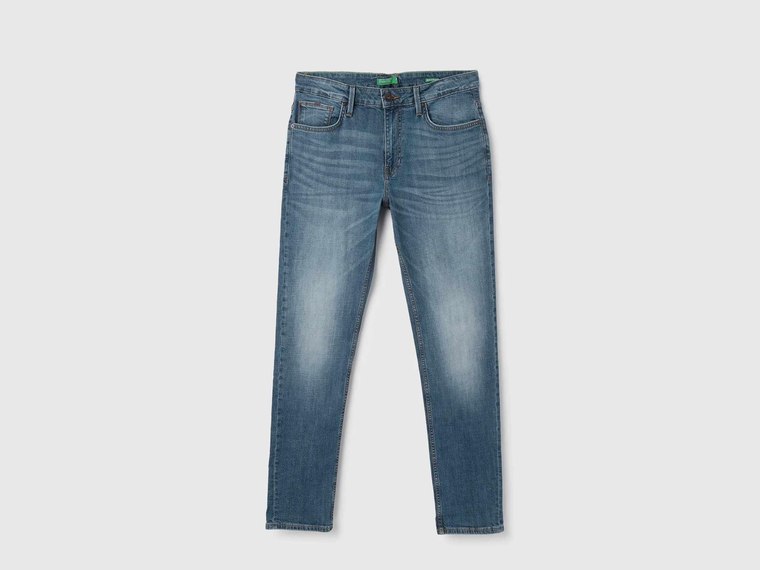 Solid Pattern Slim Fit Jeans