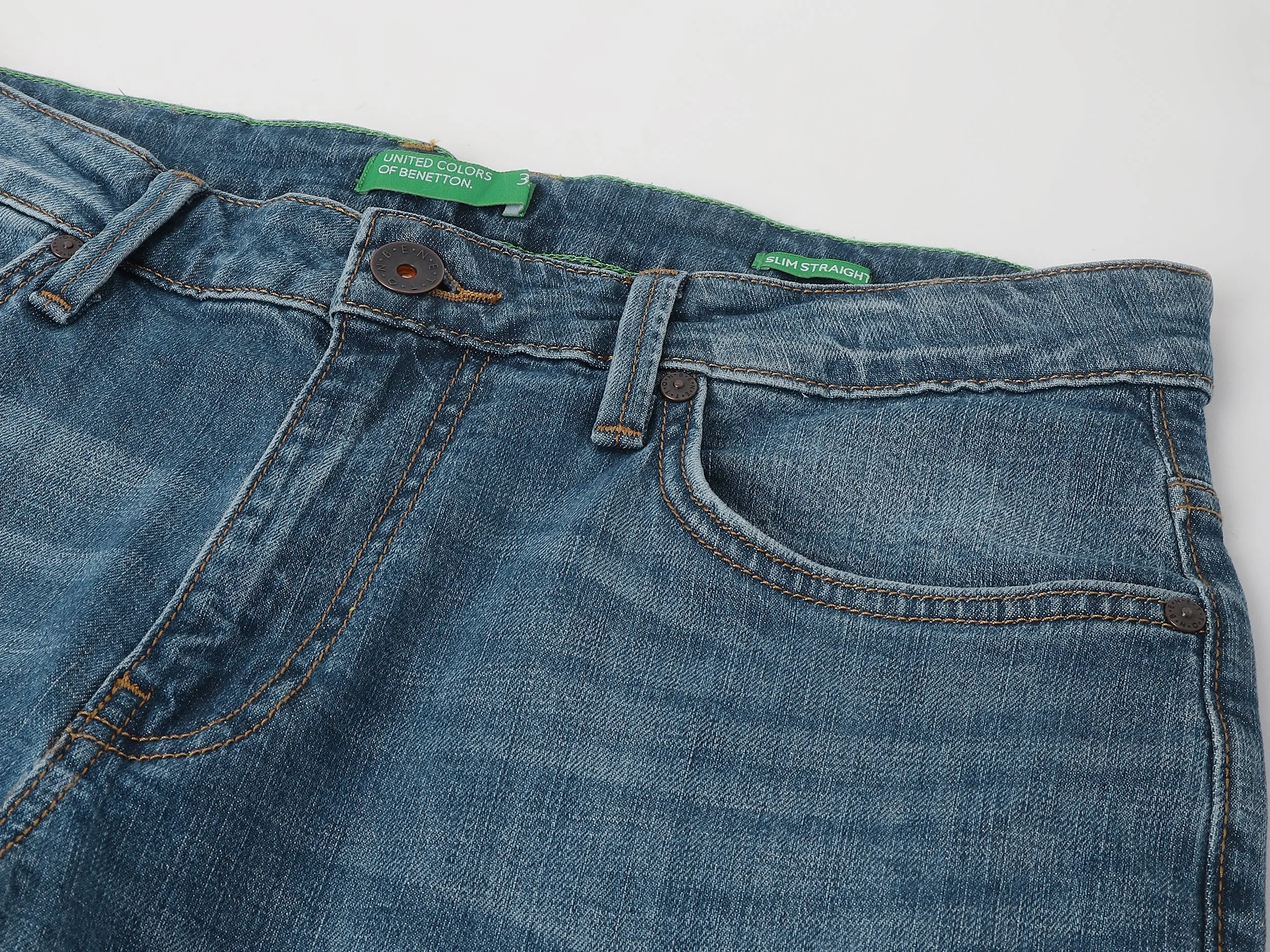 Solid Pattern Slim Fit Jeans