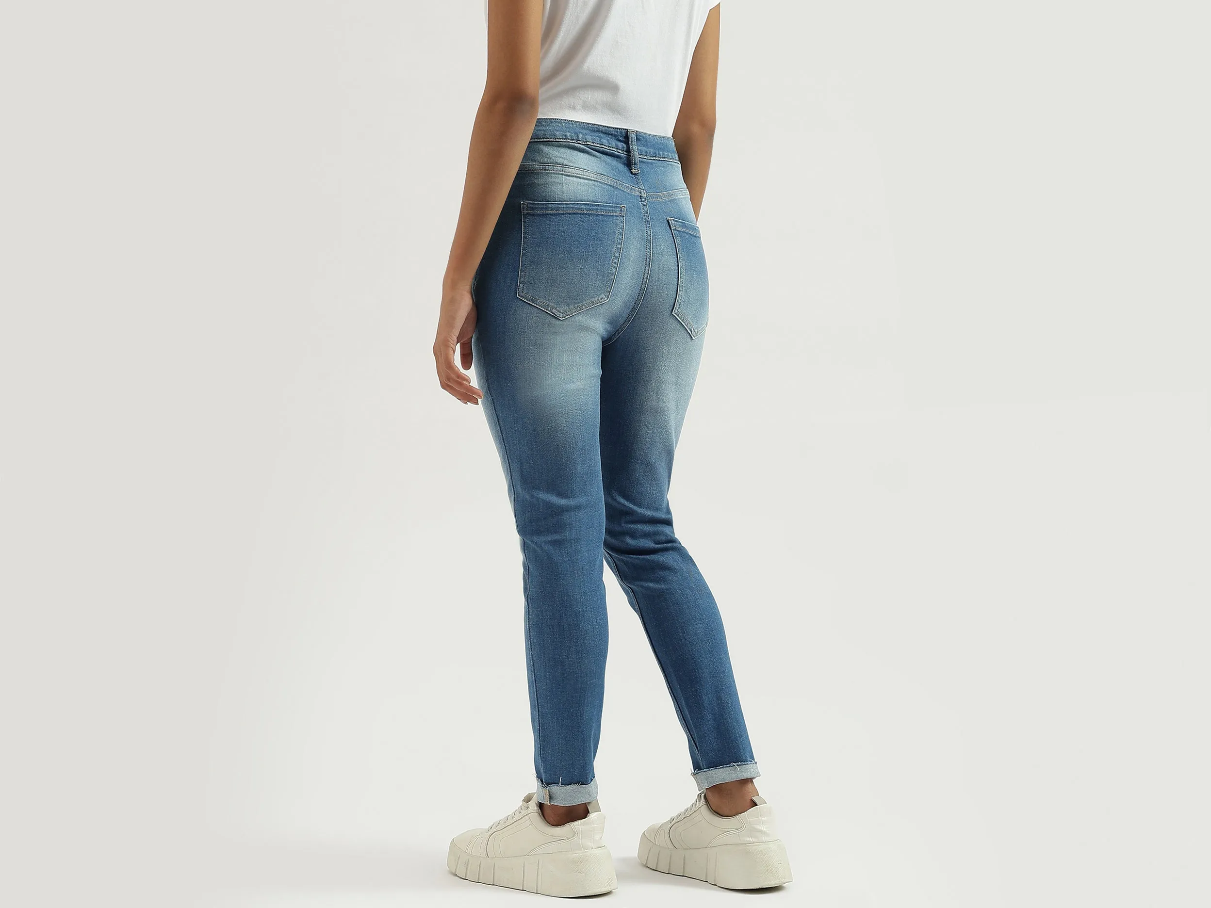 Solid Skinny Fit Jeans