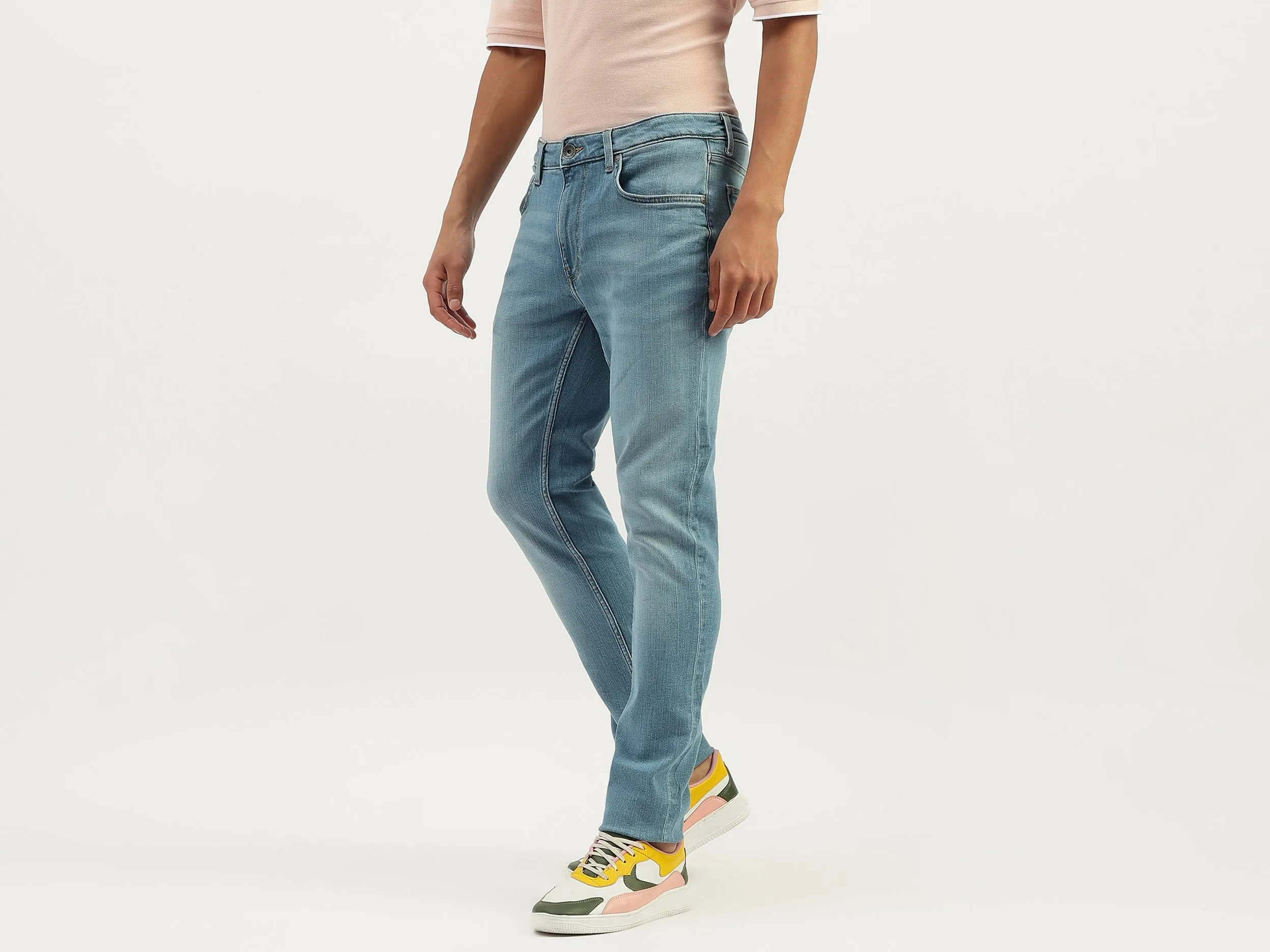 Solid Skinny Fit Jeans
