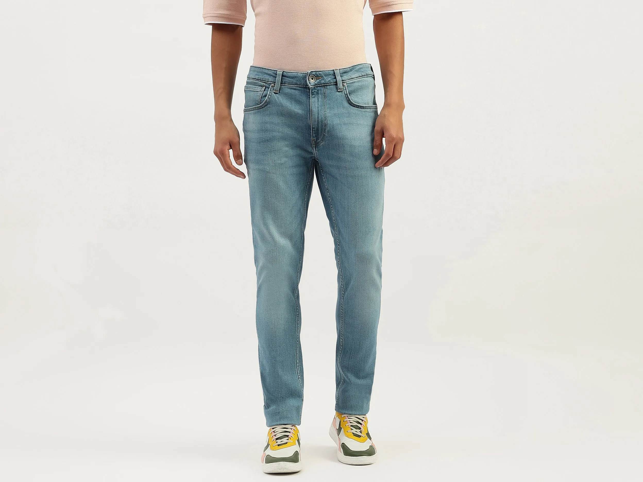 Solid Skinny Fit Jeans