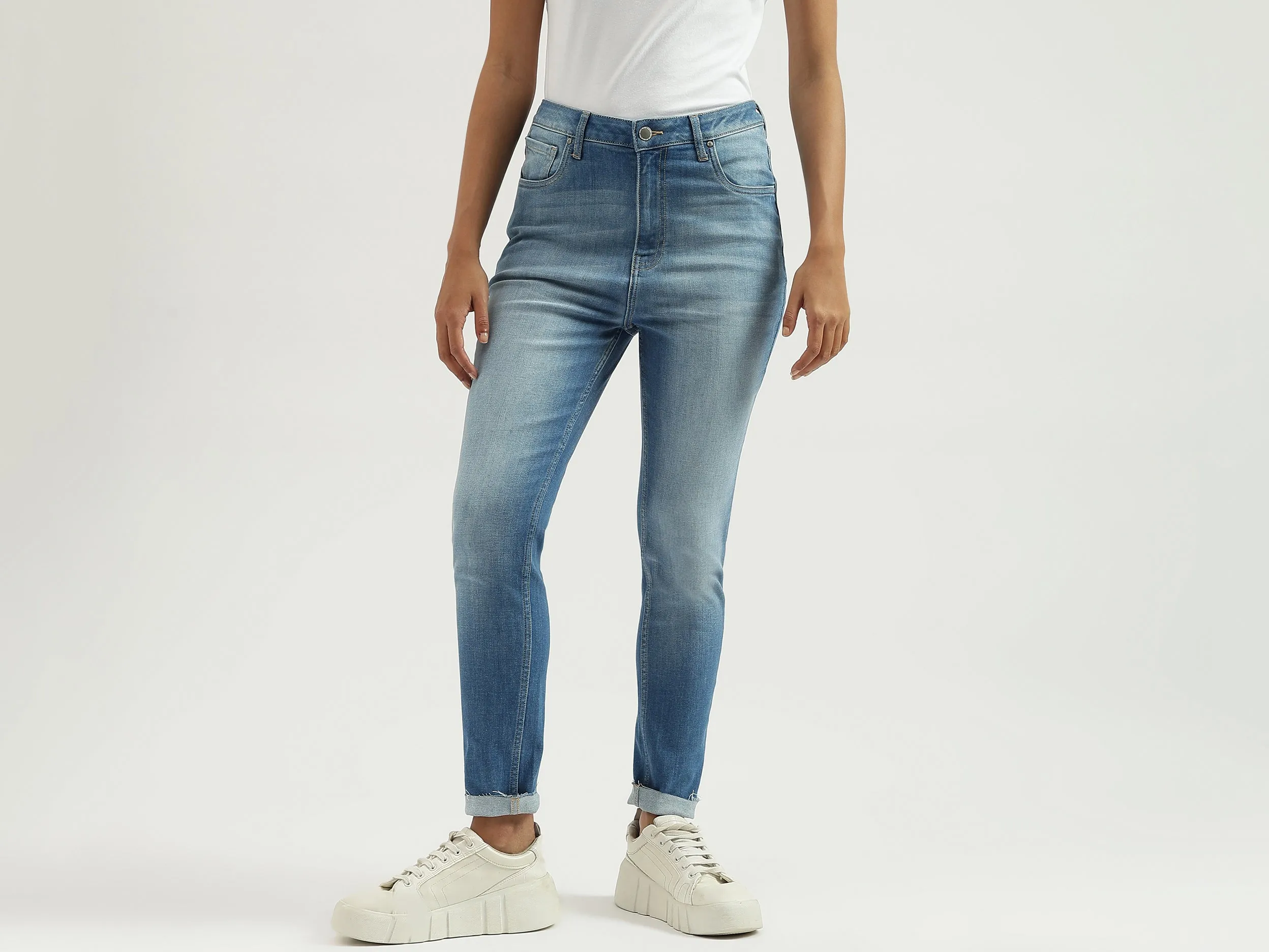 Solid Skinny Fit Jeans