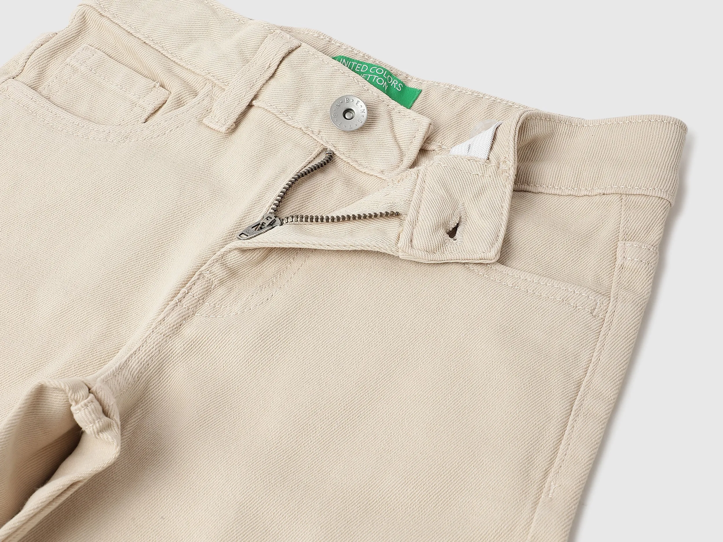 Solid Slouchy Fit Denim Jeans