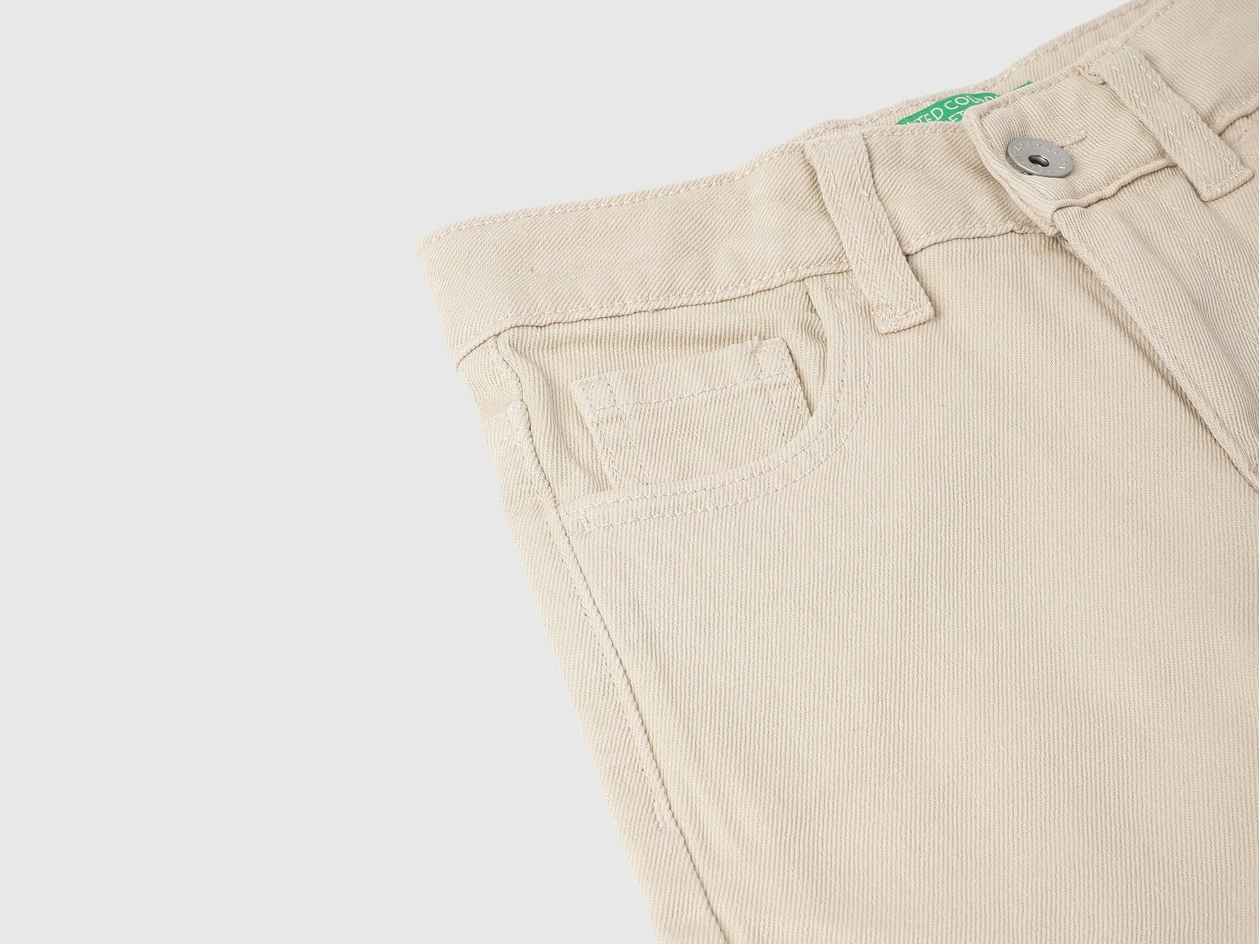 Solid Slouchy Fit Denim Jeans