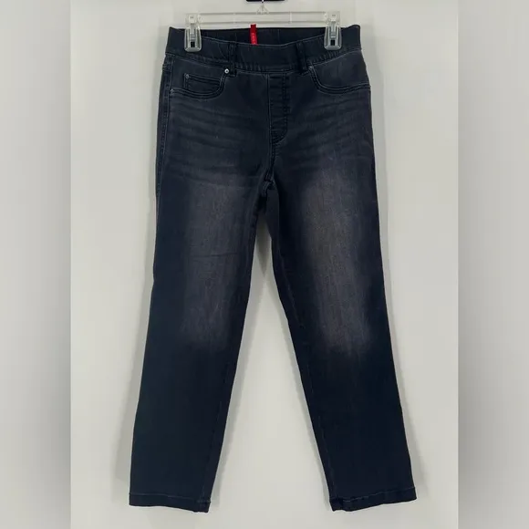 Spanx Straight Leg Jeans Vintage Black Medium