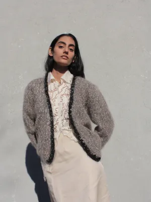 Speckled Mohair Knit