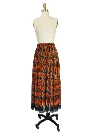 Spring 2011 Runway Silk Banana Print Prada Skirt