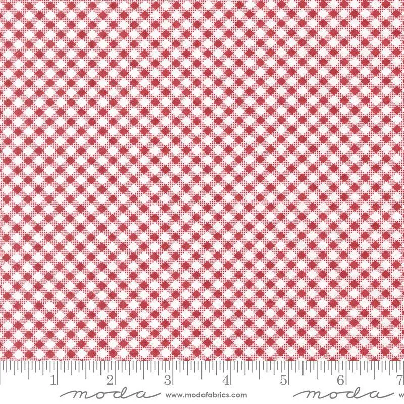 Star Spangled by Moda Fabrics SIMPLE CHECK/ROCKET