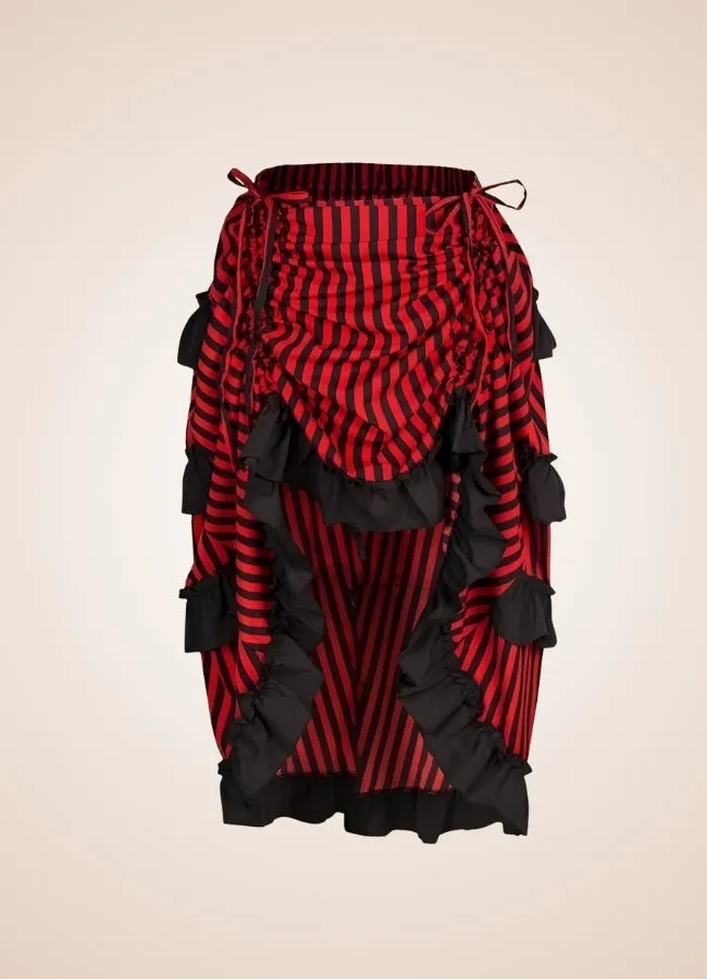 Steampunk Medieval Stripped Skirt