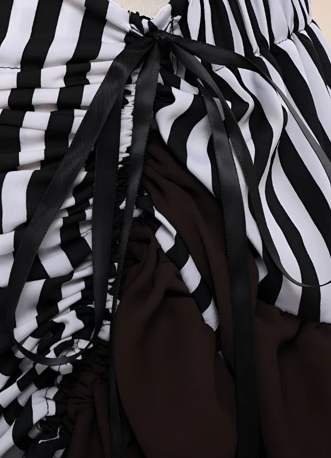 Steampunk Medieval Stripped Skirt