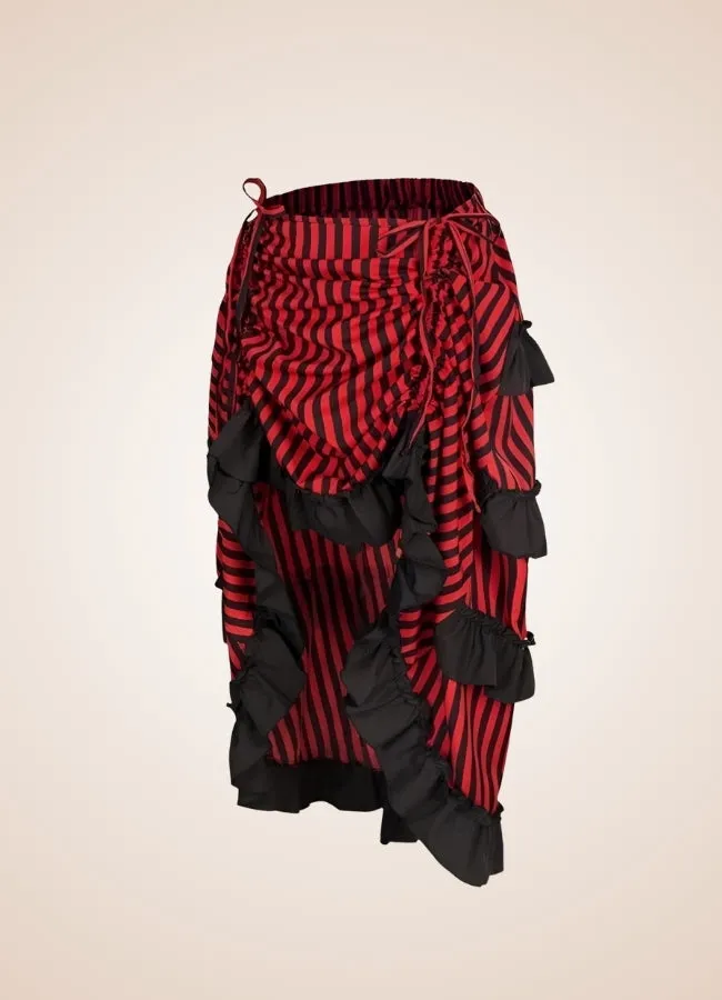Steampunk Medieval Stripped Skirt