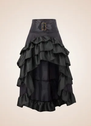 Steampunk Pirate Ruffled Skirt