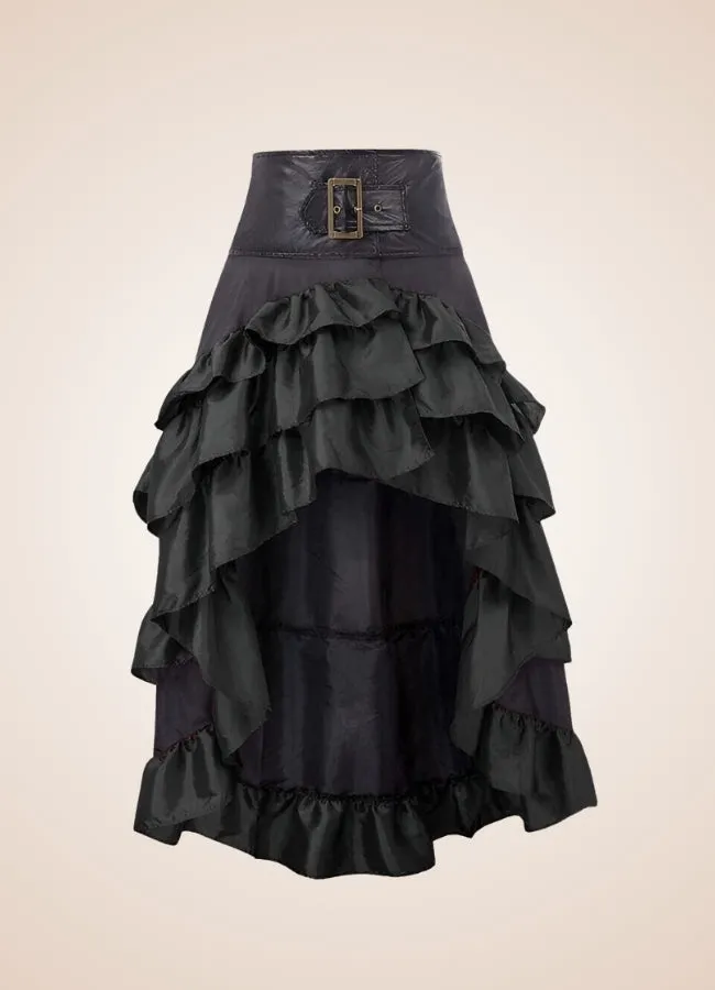 Steampunk Pirate Ruffled Skirt