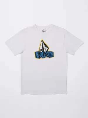 Sticker Stamp T-Shirt - WHITE - (KIDS)