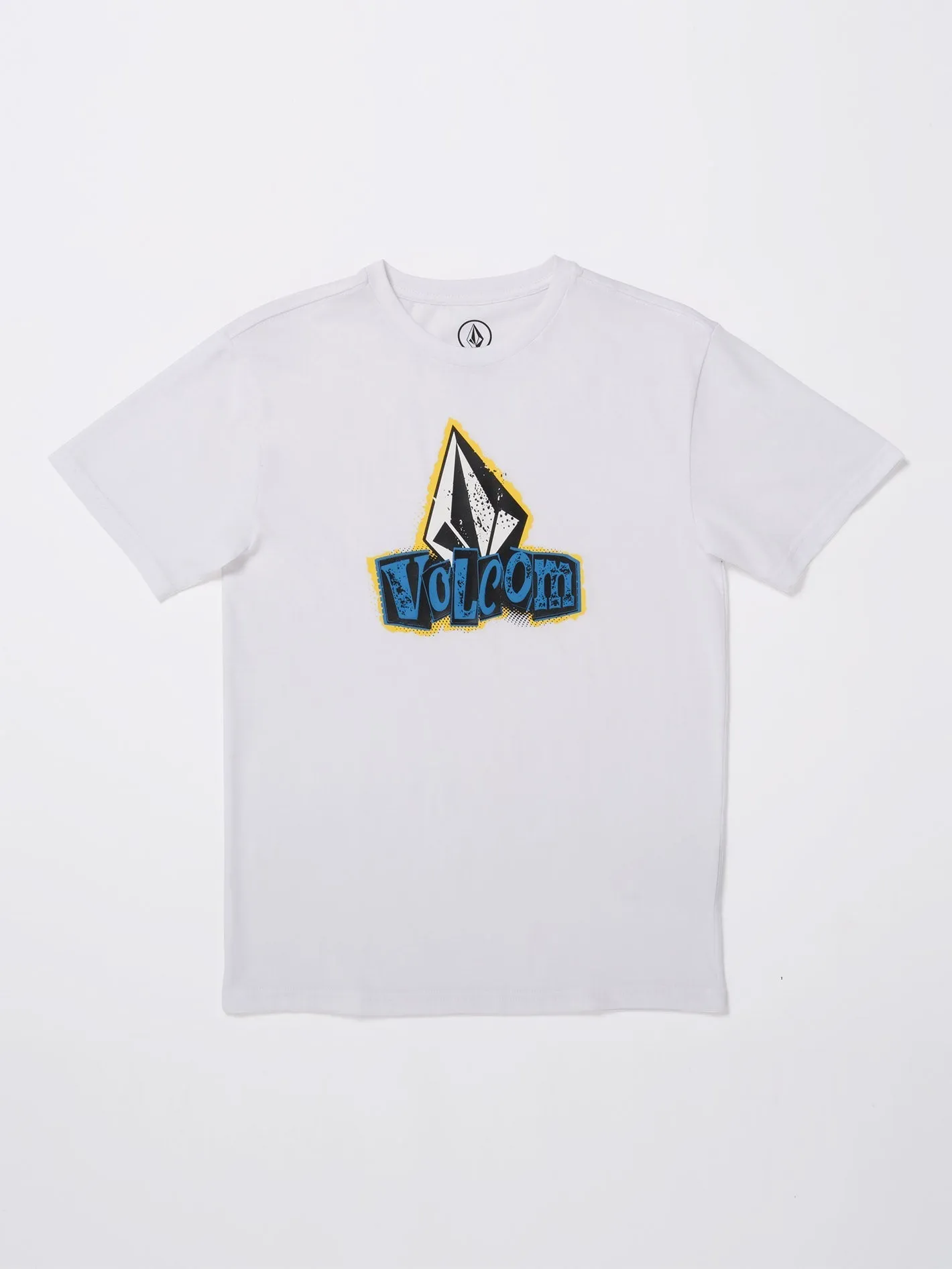 Sticker Stamp T-Shirt - WHITE - (KIDS)