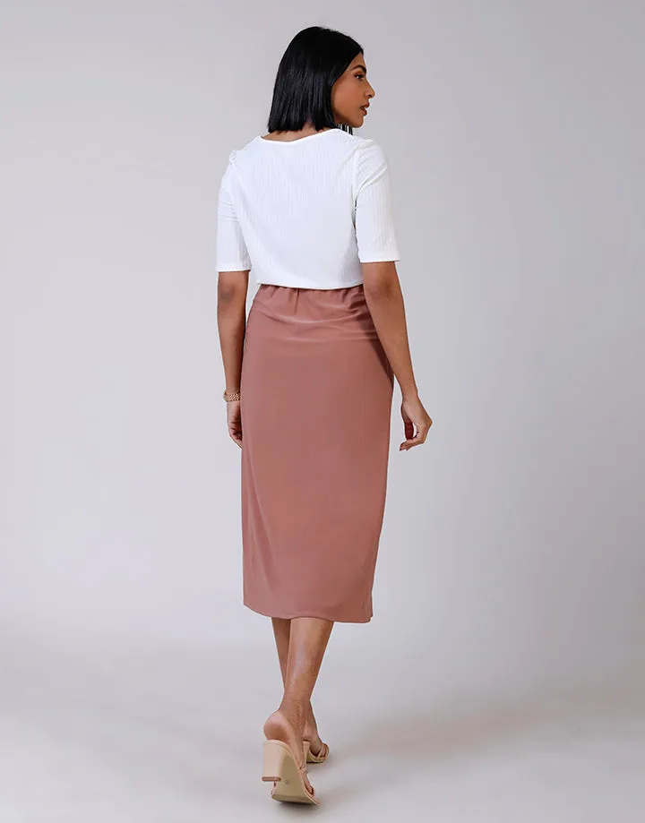 Stretch A-Linen Skirt