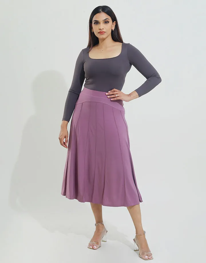 Stretch Hip A-Line Skirt