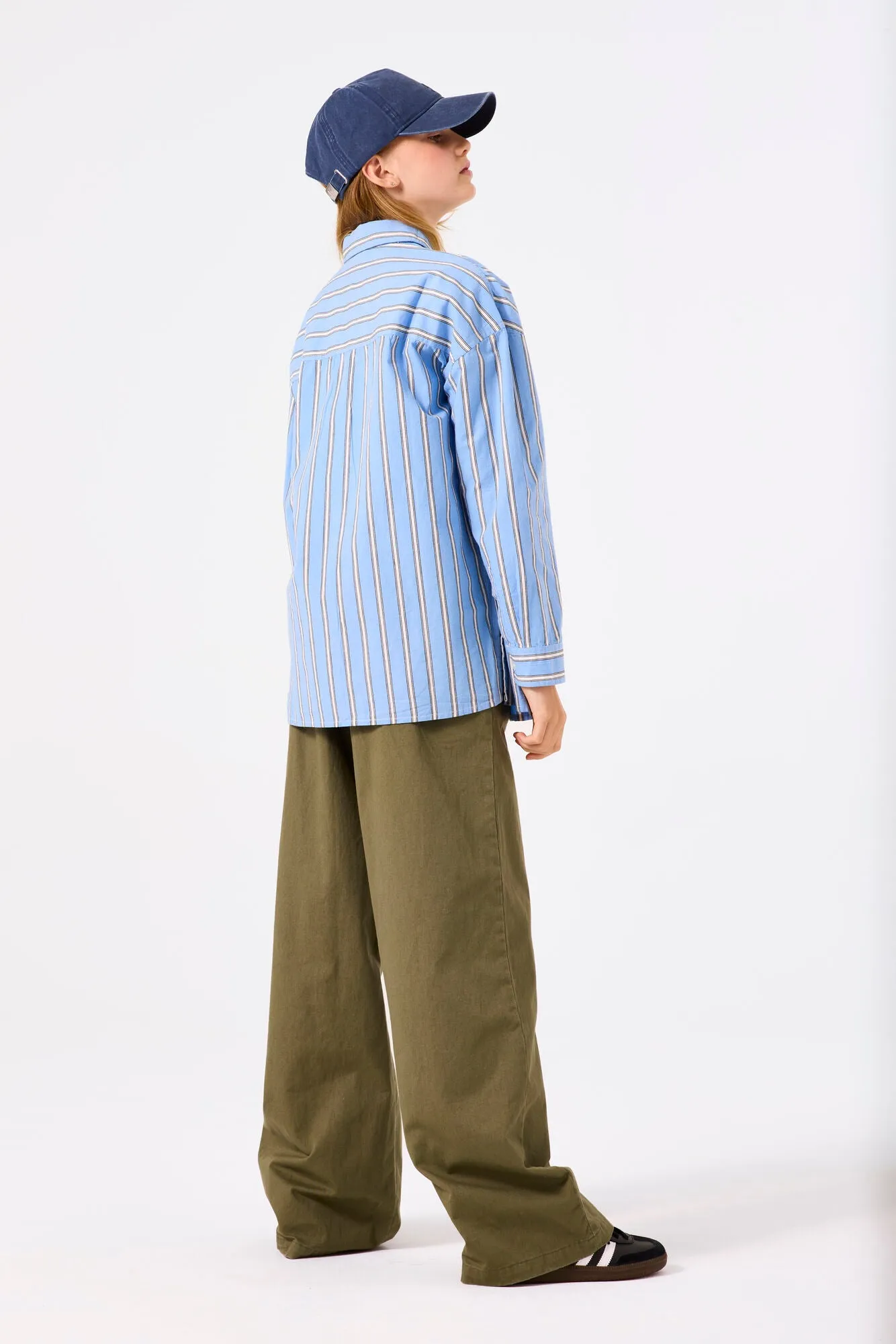 Striped Poplin Blouse