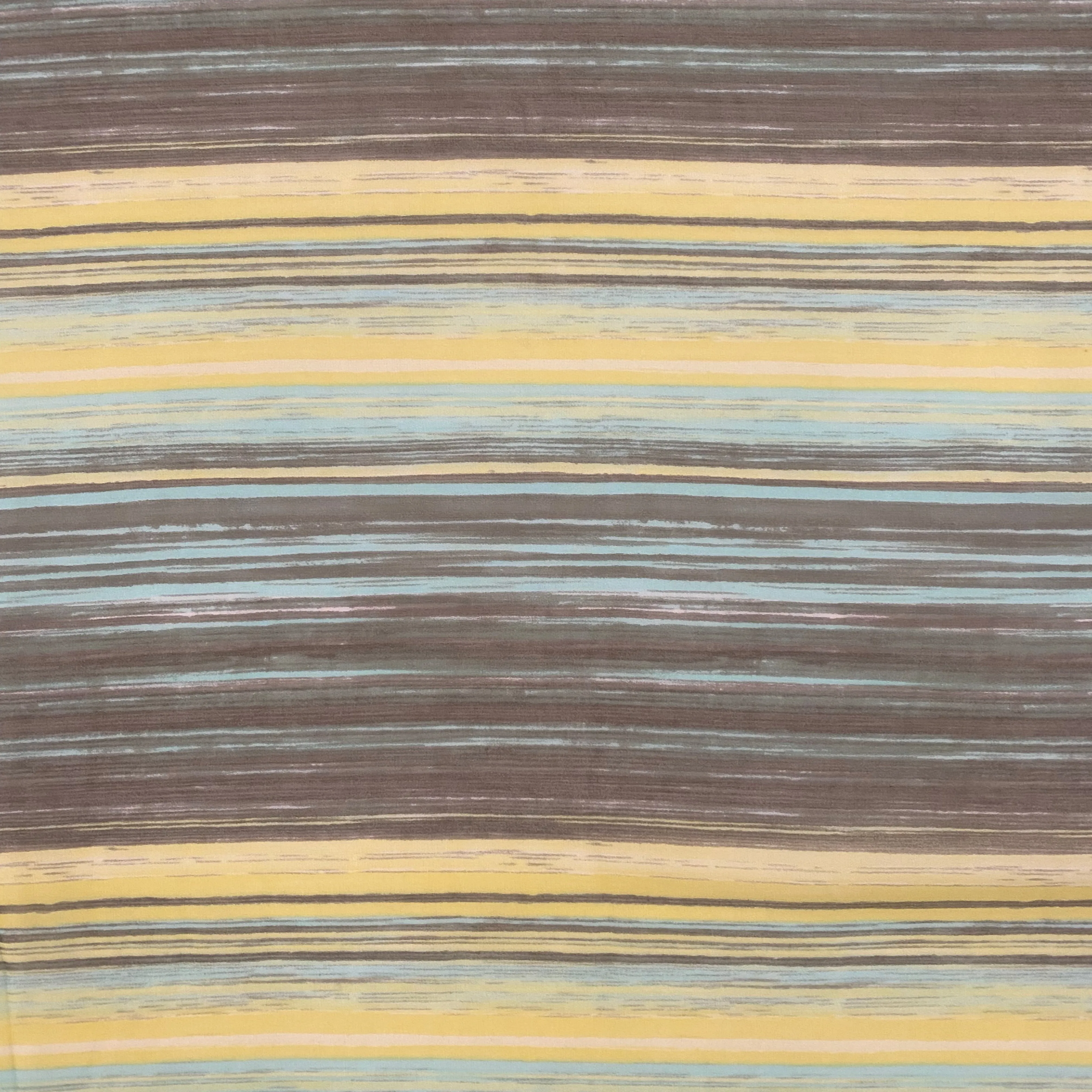 Striped Sheer Silk Chiffon - Seaside